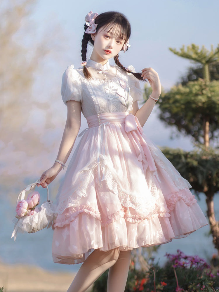 lolita lace dress PL53289