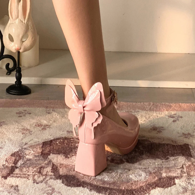 lolita pink barbie high heels PL53140