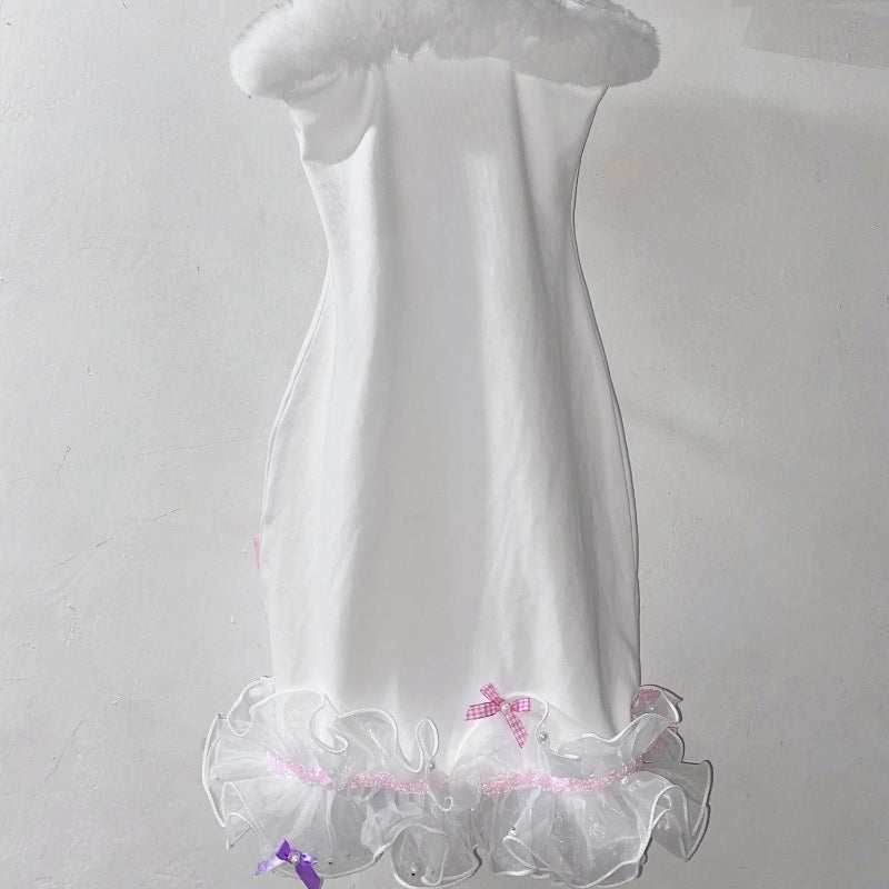 Lace Bow Dress PL53813