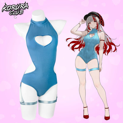 Cute Heart Bodysuit KO101