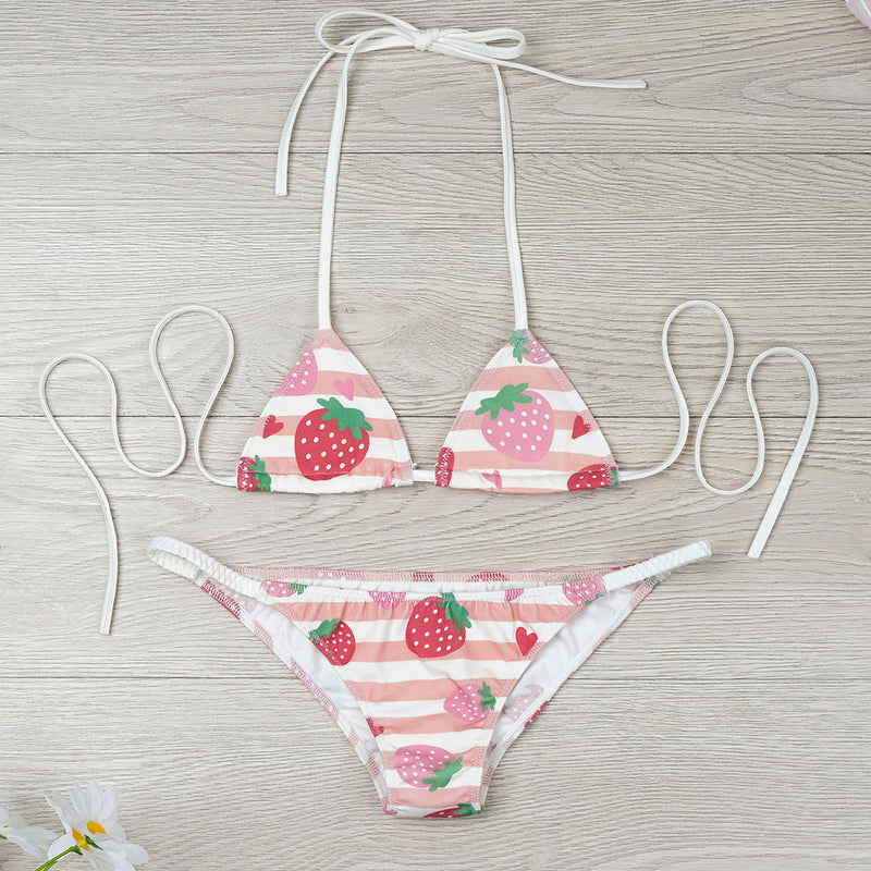 Strawberry Stripe Bikini PA10256