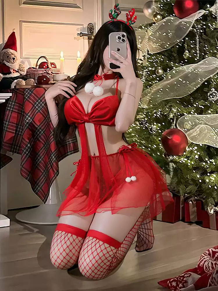 Christmas-Themed Slip Dress PA20315