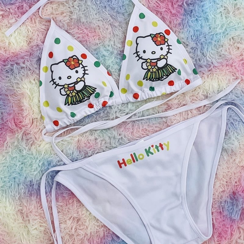 Polka Dot Kitty Swimsuit PL53809