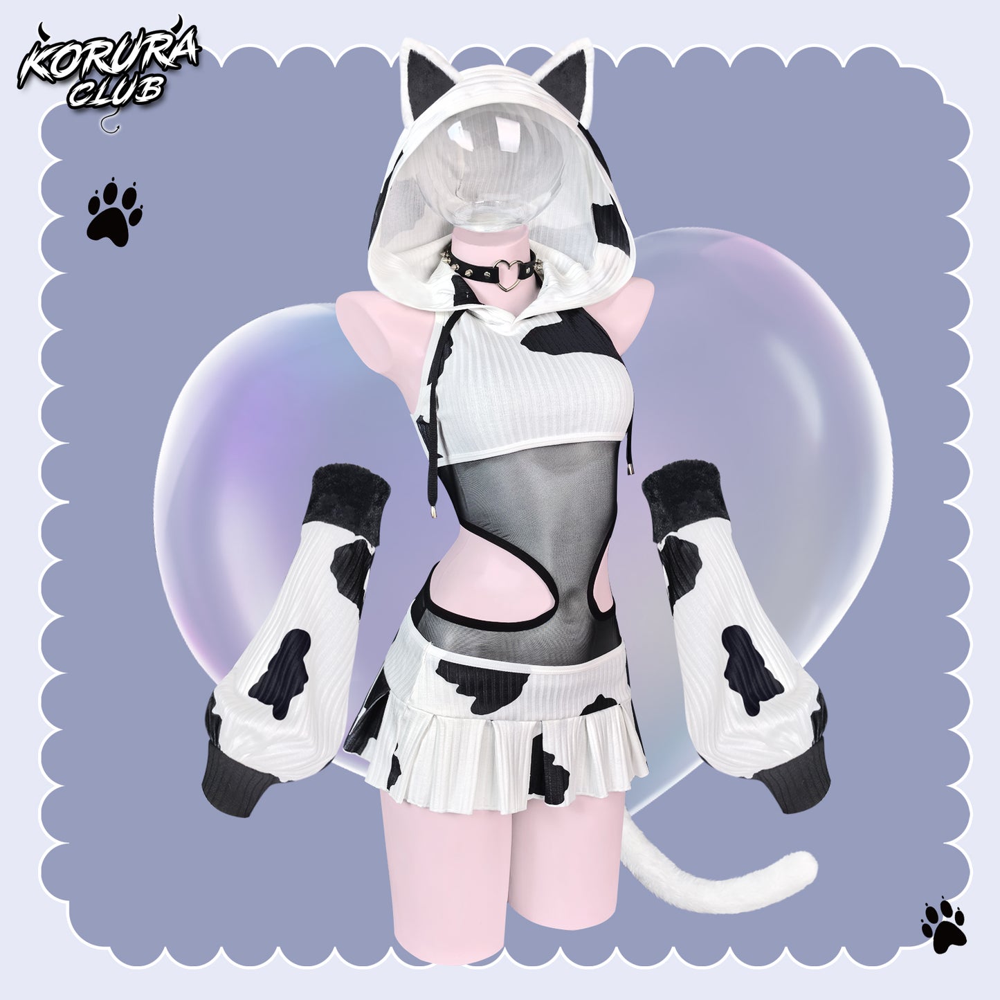 Cosplay Cow Print Set KO154
