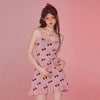 Cherry Pink Slip Dress PL53206