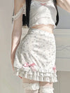 floral bowknot skirt PL53353