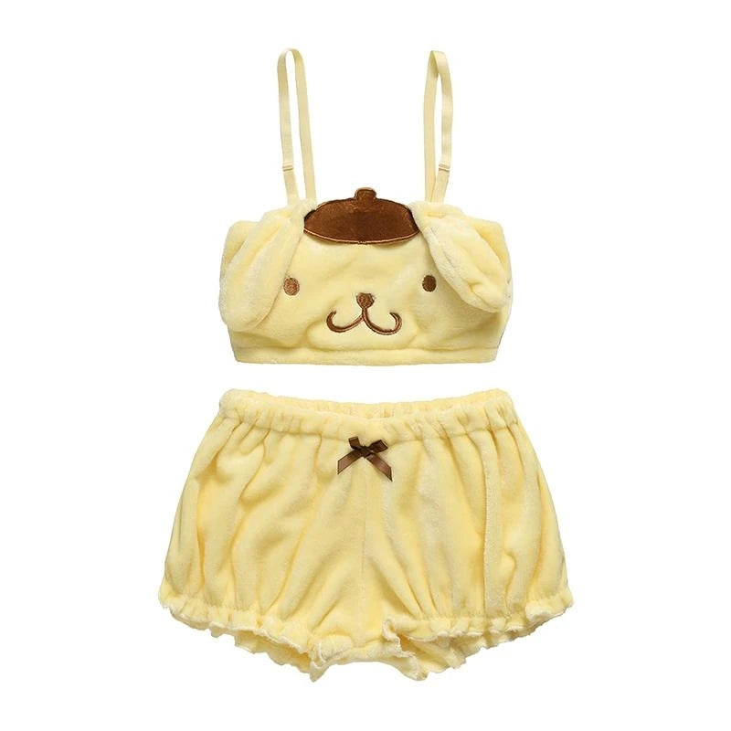 Cute Plush Pajamas Suit PA10018