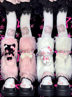 Y2K Plush Leg Warmers PA10124