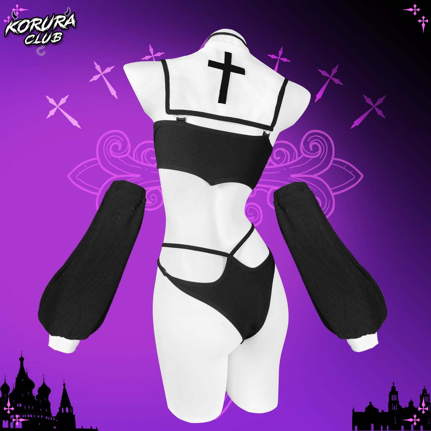Mesh Nun Costume KO153