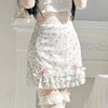 floral bowknot skirt PL53353