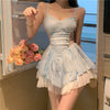 Sexy lace suspender dress PL53125
