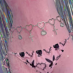 Y2K Rhinestone Waist Chain PA10072