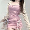 Lace Suspender Dress PL53820