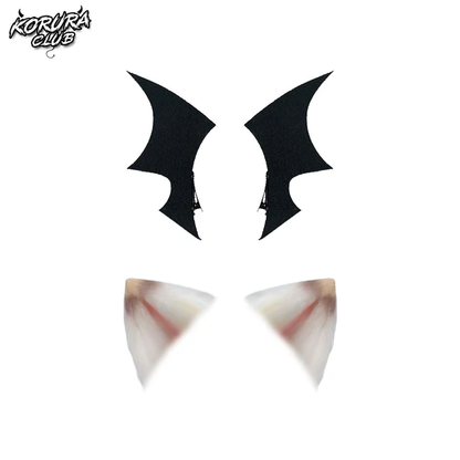 Korura Original Wig #008 Black and White– AkaiYoru Hime