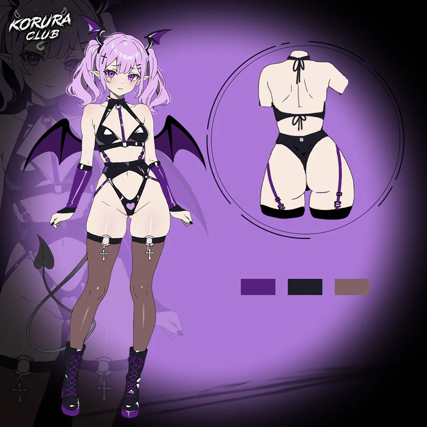 Pre-Order Purple Succubus Costume KO133