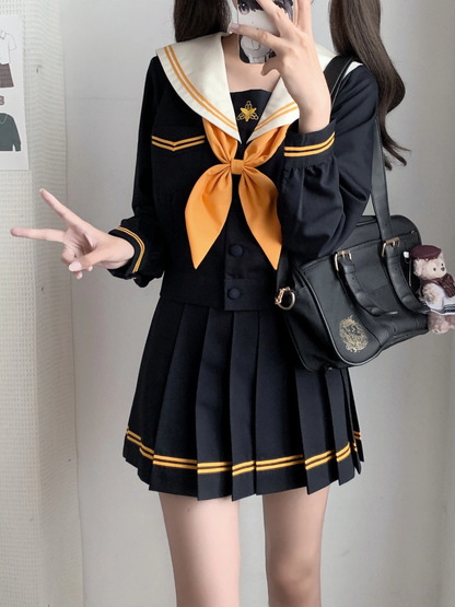 pleated skirt suit PA20098