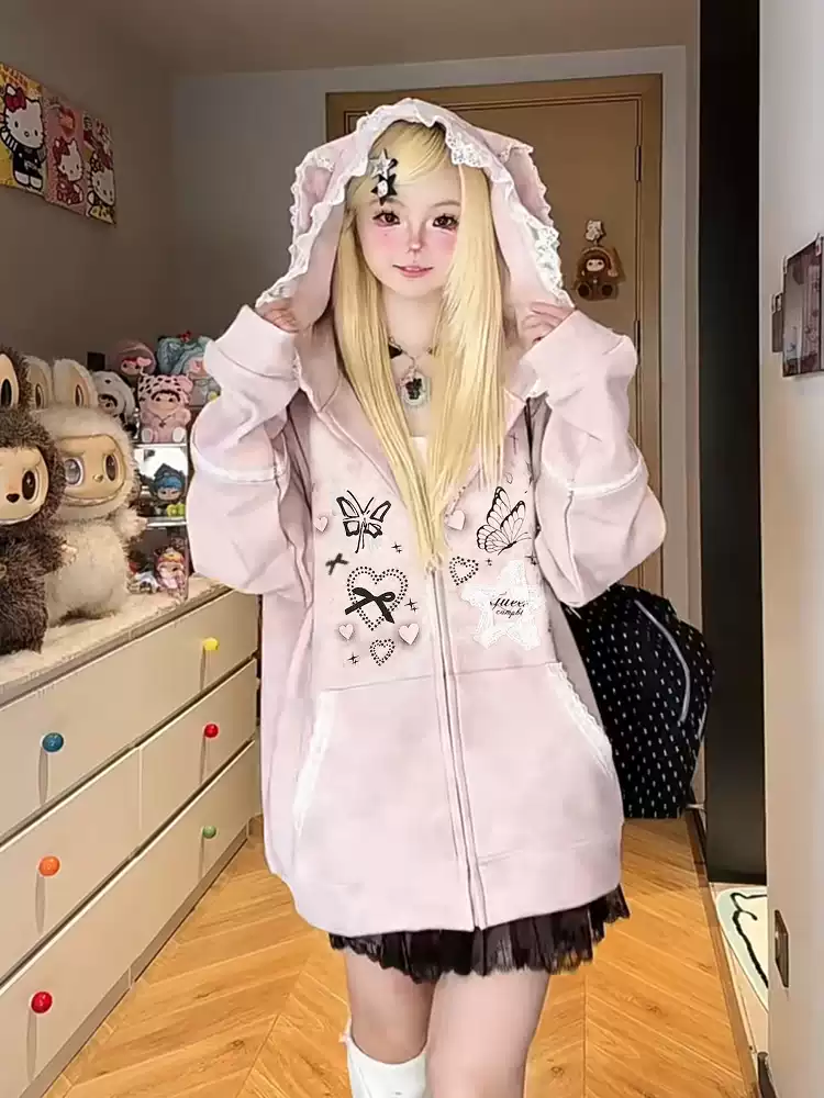 Cute Lace Bunny Coat PA20342