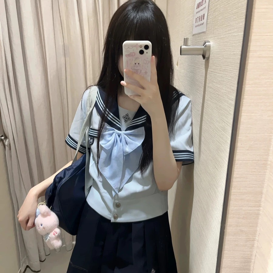 JK uniform suspender skirt shirt PA20096