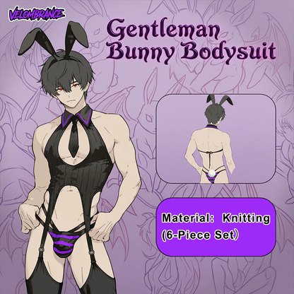 Gentleman Bunny Bodysuit (7-Piece Set) AS61