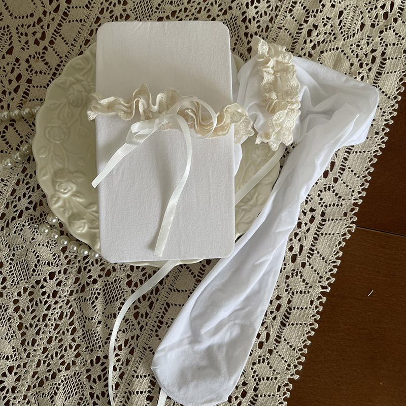 Embroidered Lace Bow Leggings PA20081