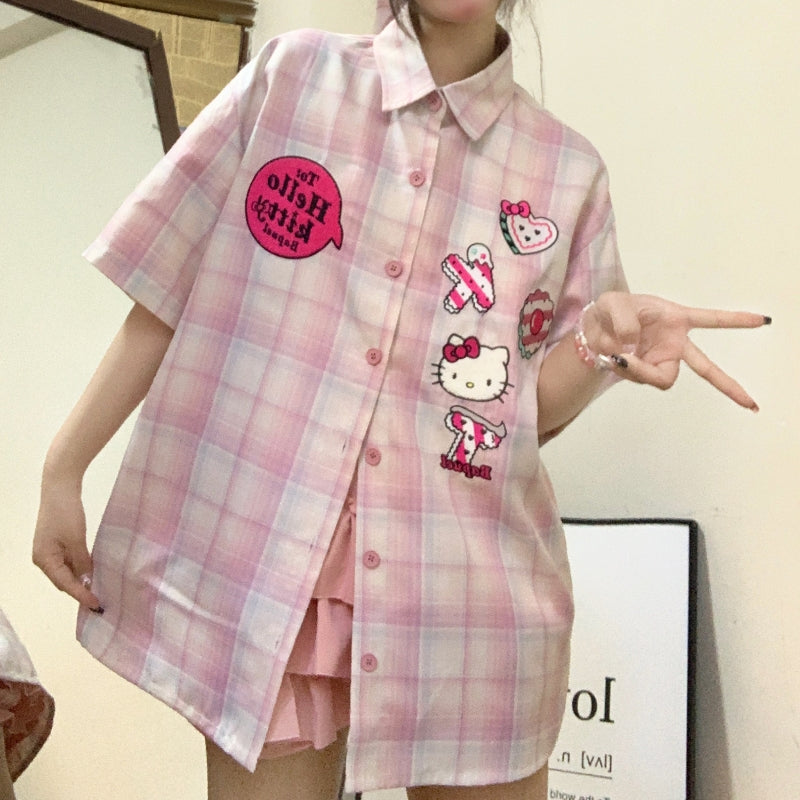 Cute Short Sleeve Shirt PL53774