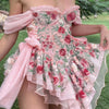 Floral sweet party dress PL53476