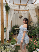 Plus size sweet floral fairy dress PL53494
