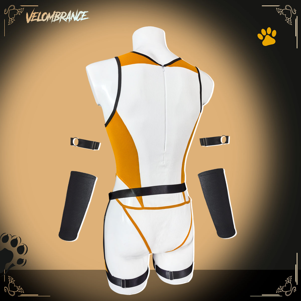 Pre-Order Puppy Femboy Bodysuit Set (5-Piece Set) AS74