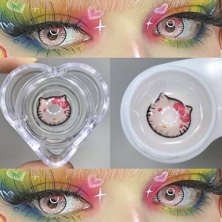 Baby Kitty Pink Colored Contact Lenses PL53280