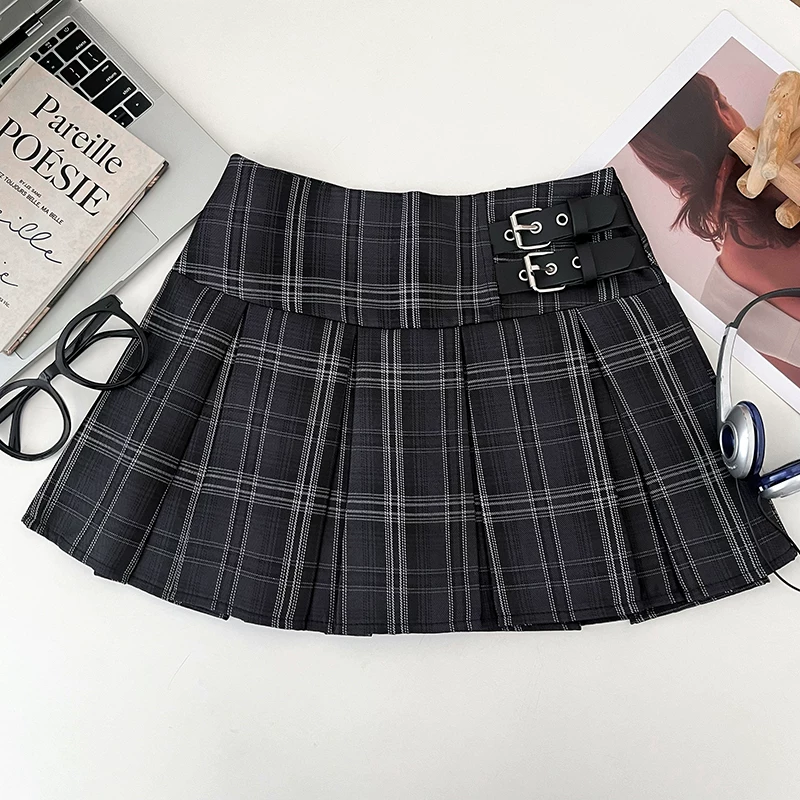Plaid Pleated Skirt PA20331