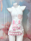 White Bunny Ears Dress PA10222