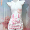 White Bunny Ears Dress PA10222