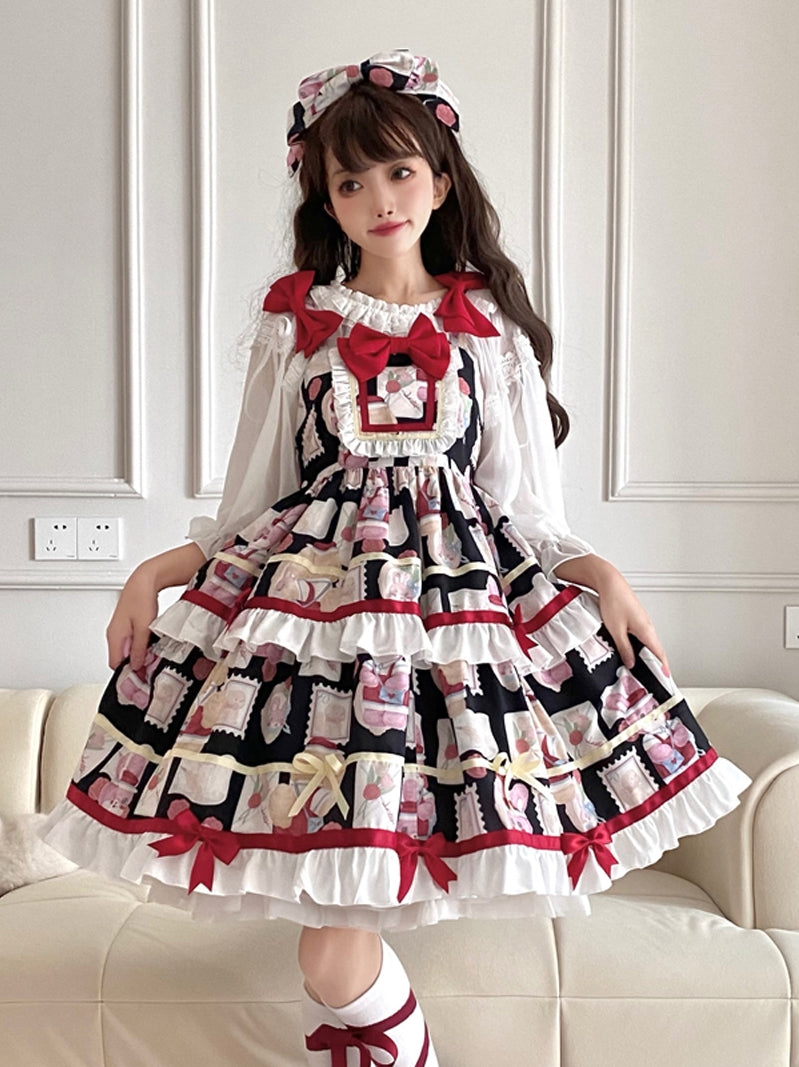 jsk lolita cake skirt PL53300