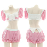 bow maid pajamas PL53543