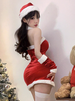 Red Velvet Christmas Dress PA10192