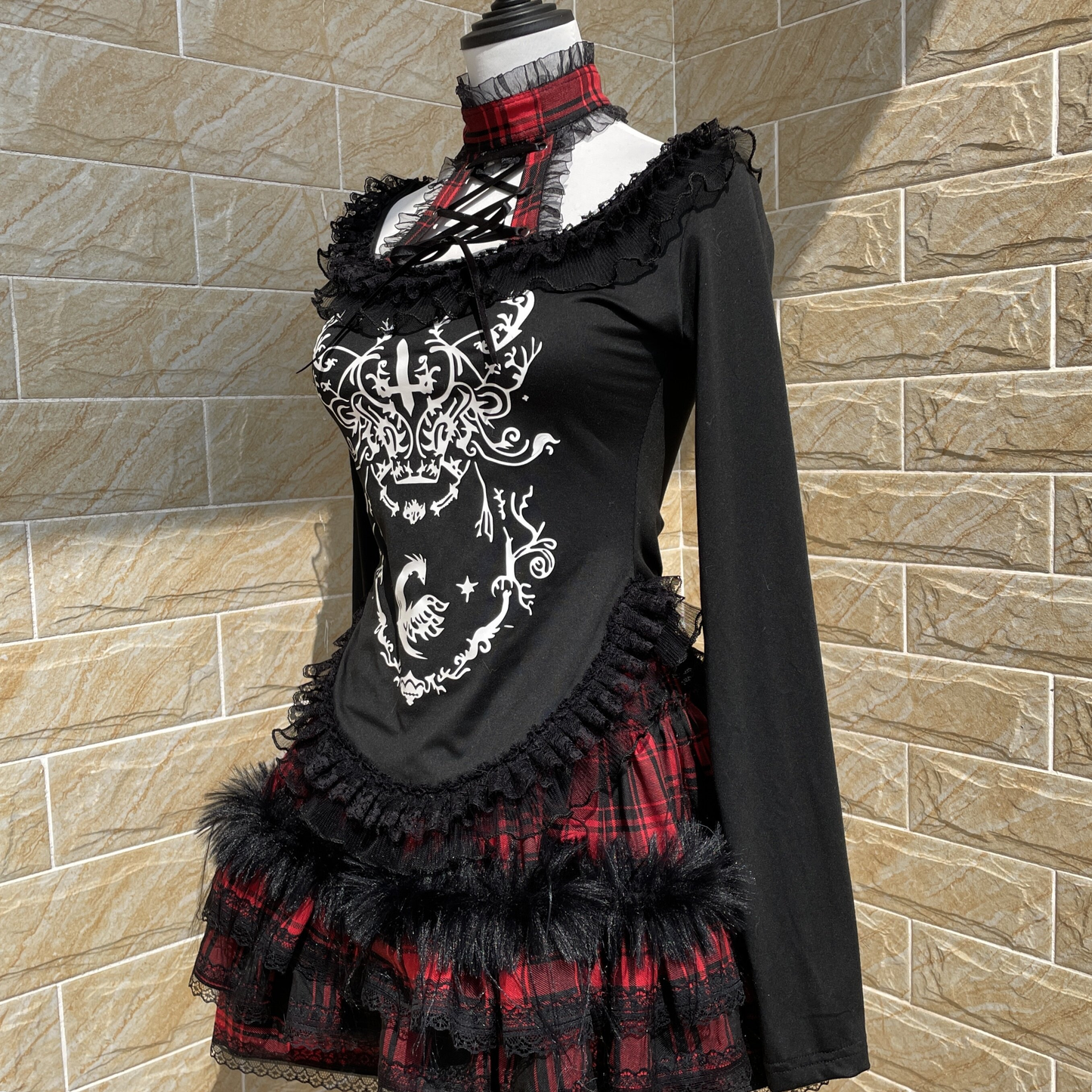 Abi Gothic Retro Top PA20339