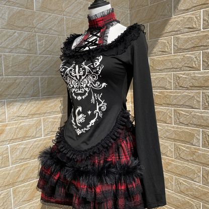 Abi Gothic Retro Top PA20339