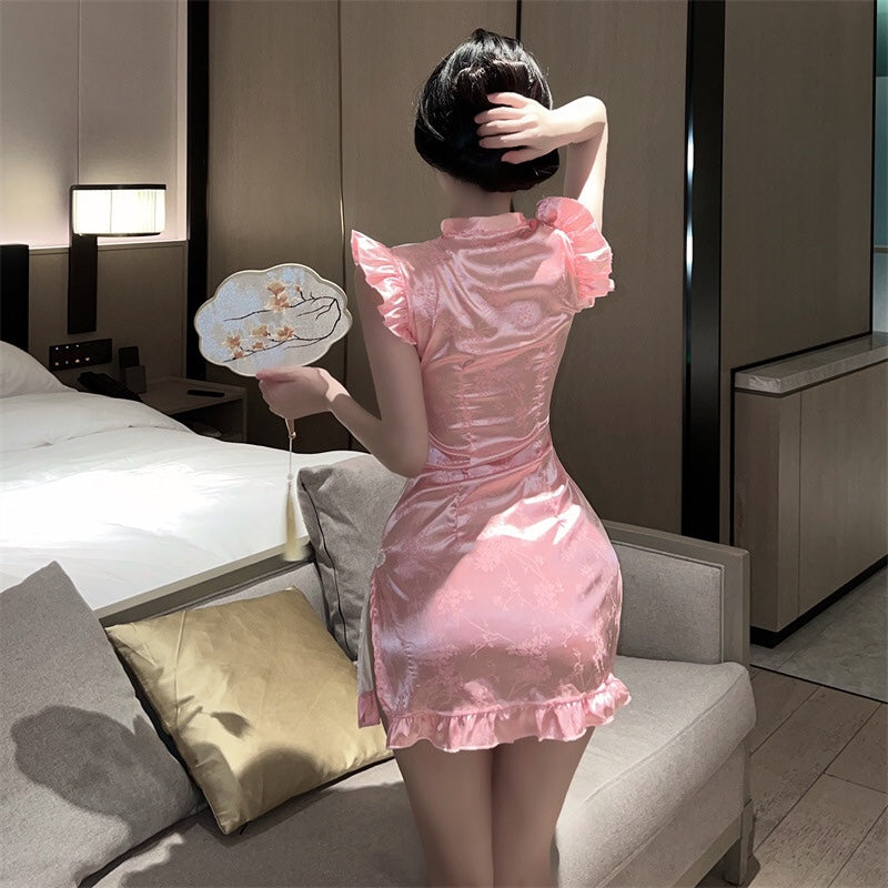 Sweet pink cheongsam PL53541