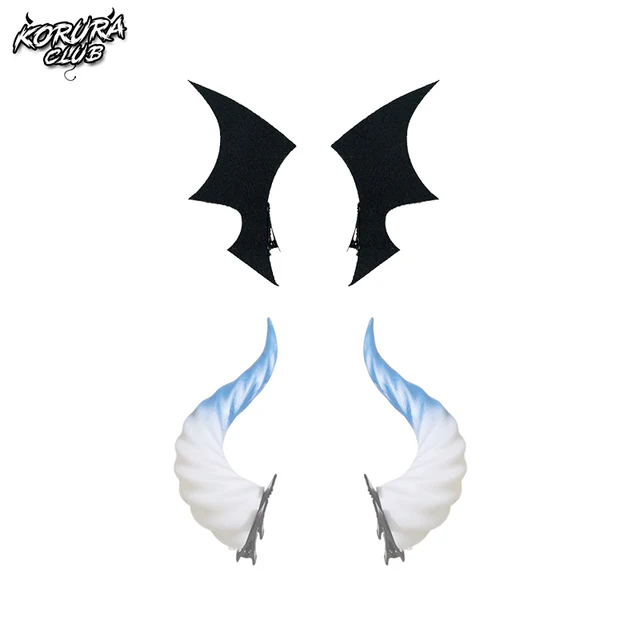 Korura Original Wig #008 Blue and White – AkaiYoru Hime