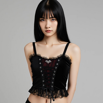 Dark Gothic Velvet Vest PA20350