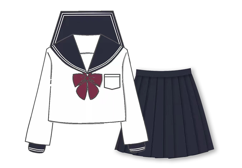 Mid-length sailor suit PA20102