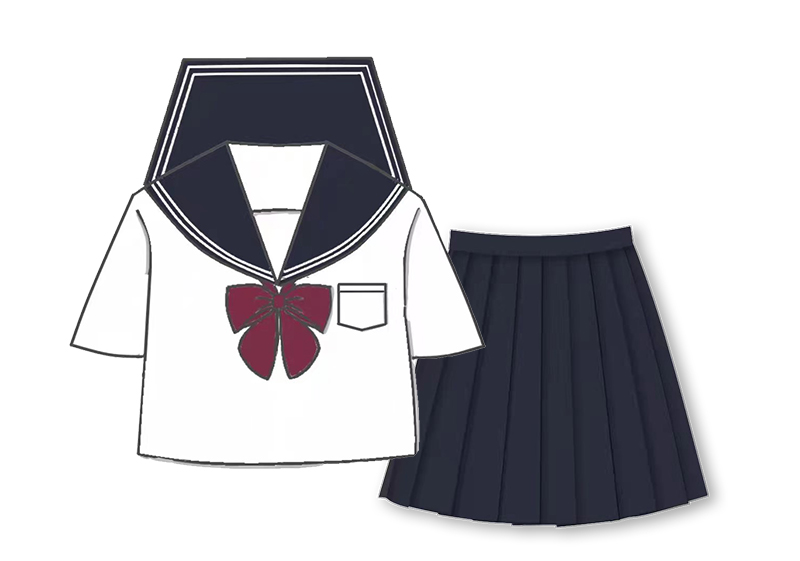 Mid-length sailor suit PA20102