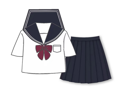 Mid-length sailor suit PA20102