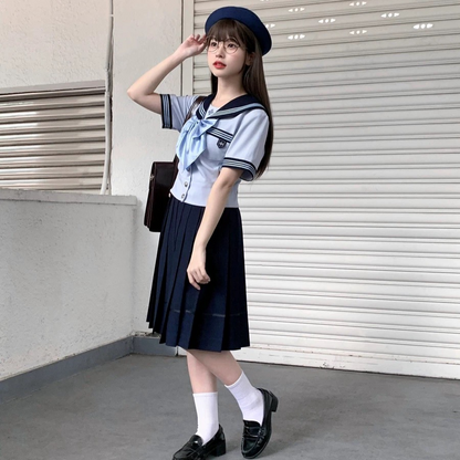JK uniform suspender skirt shirt PA20096