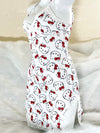 White Strappy Lace Dress PL53726