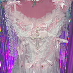 Sweet lace camisole dress PL53768