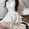 White Floral Slip Dress PL53124