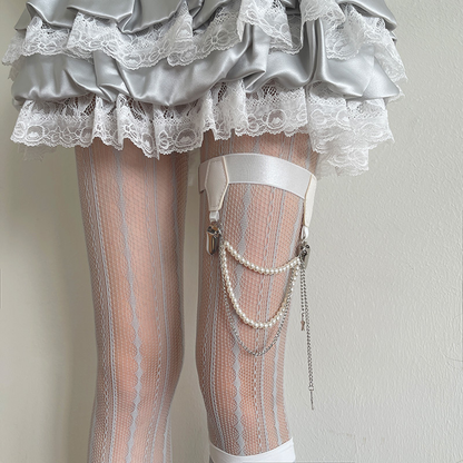 Lace fishnet tights PA20079