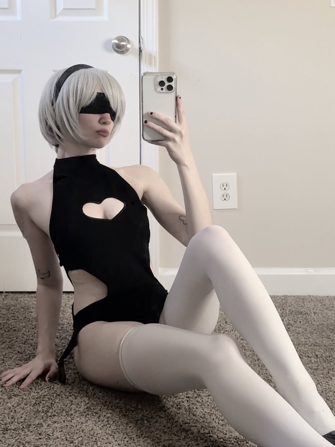 Cute Heart Bodysuit KO102