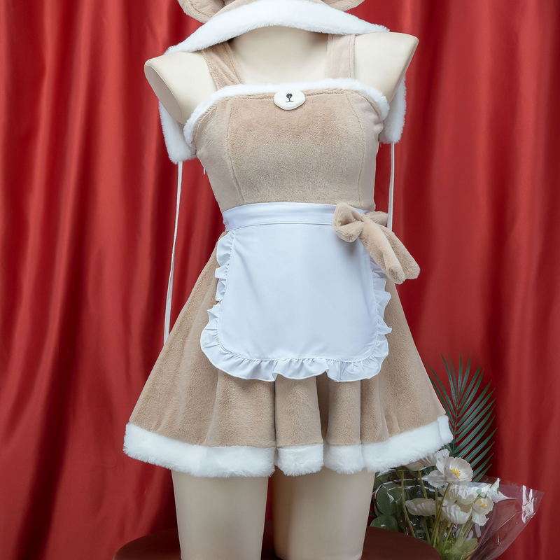 Strap Bear Maid Dress PL53697